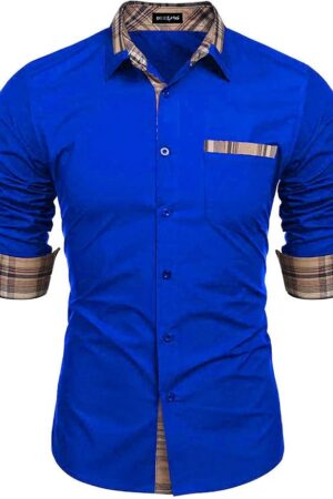 TheLuxurySpot Men's Solid Regular Fit Shirt