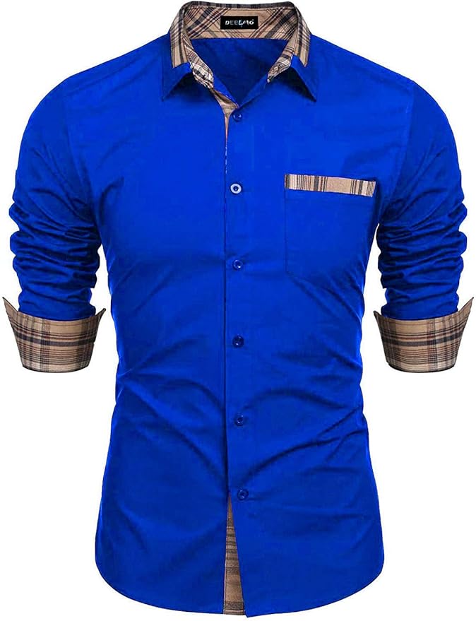 TheLuxurySpot Men's Solid Regular Fit Shirt