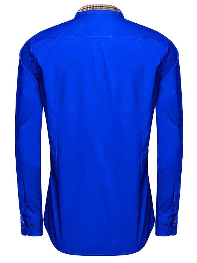 TheLuxurySpot Men's Solid Regular Fit Shirt - Image 3