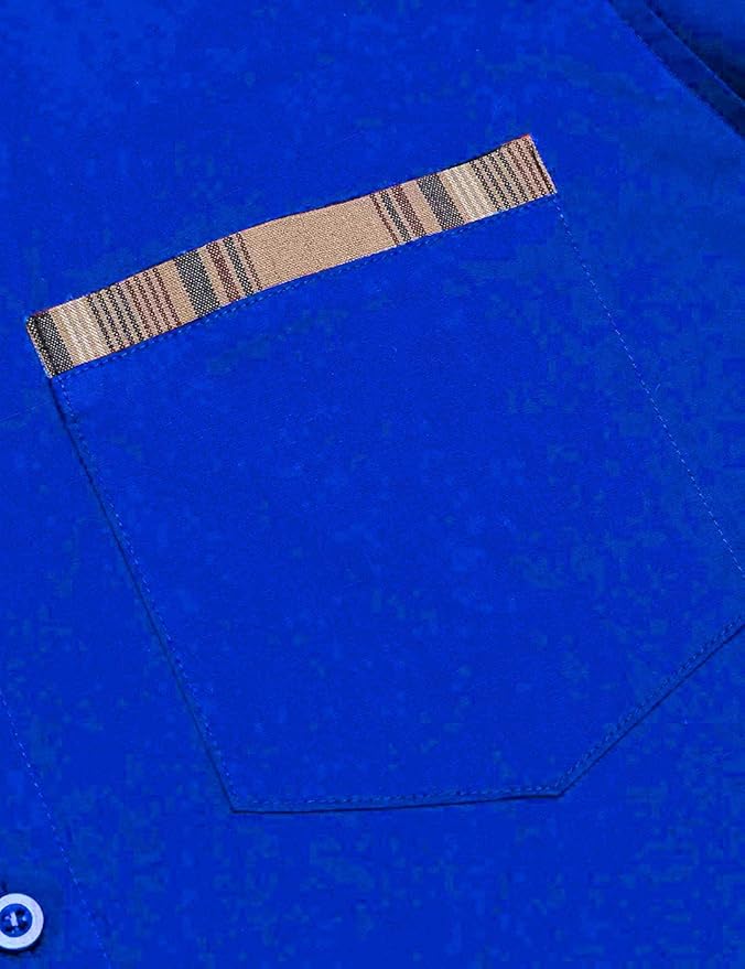 TheLuxurySpot Men's Solid Regular Fit Shirt - Image 4