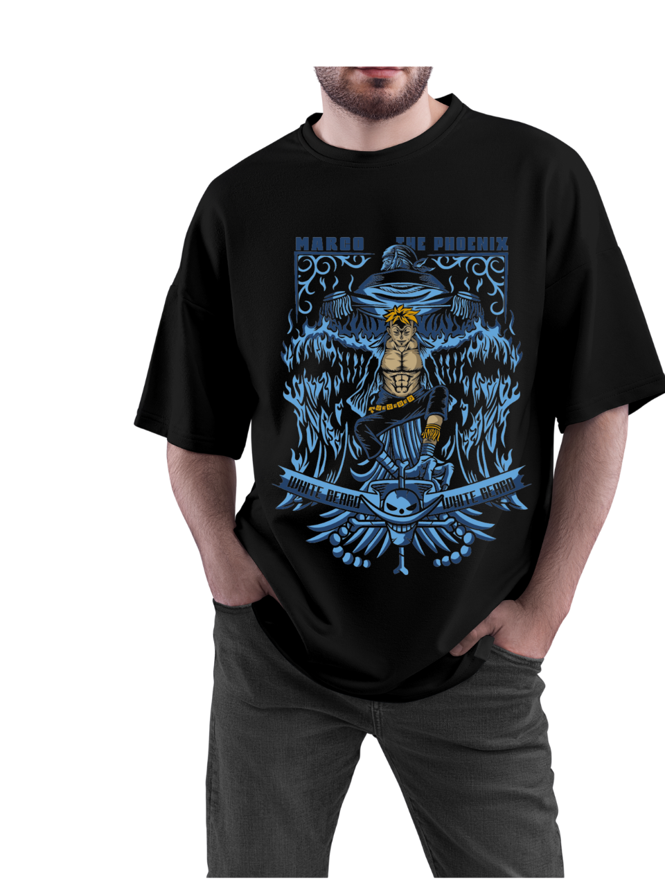 Marco the Phoenix – Whitebeard Pirates Flame Commander Tribute T-Shirt