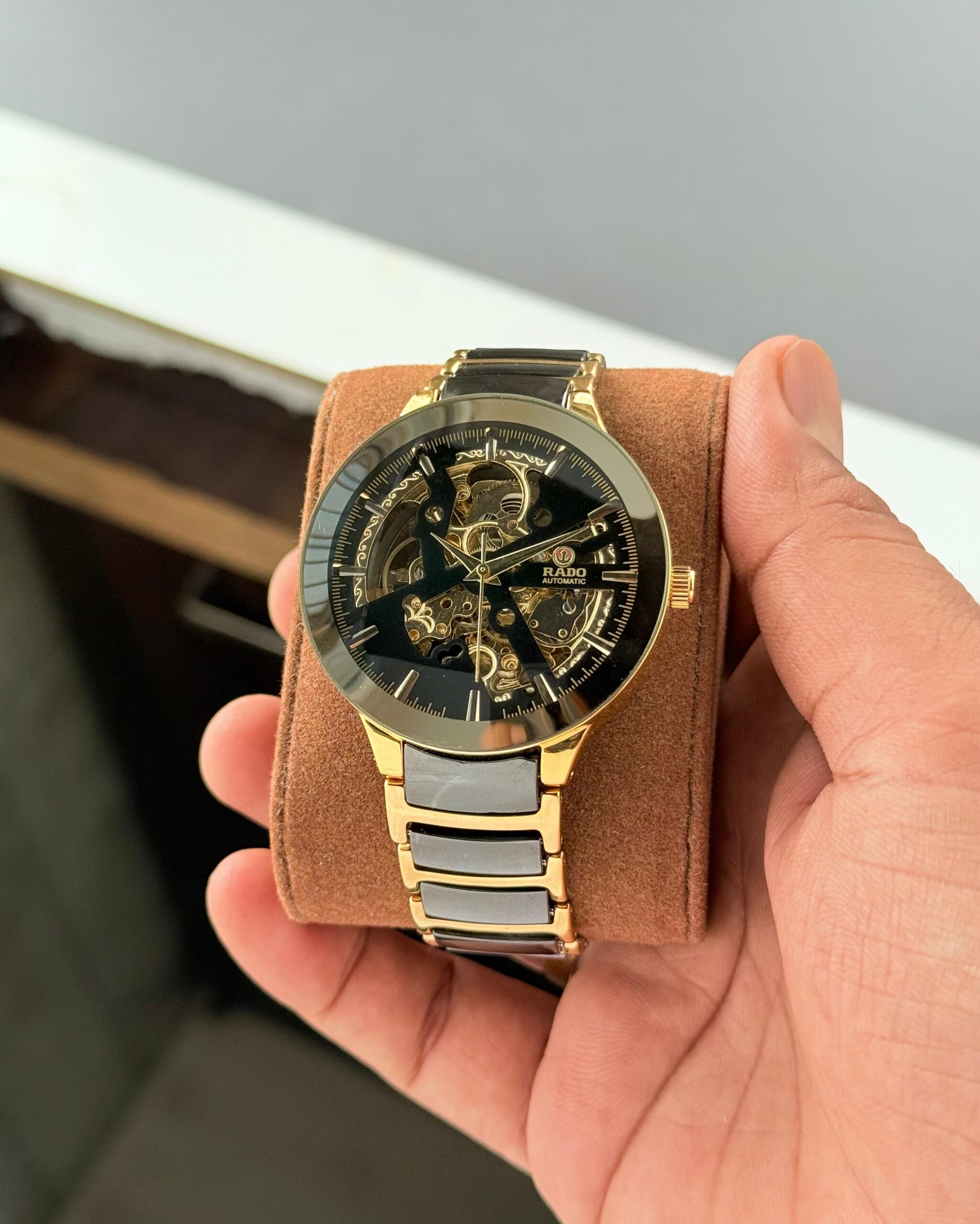 The Rado Centrix collection proves it’s what’s inside that counts with the Automatic Open Heart offering a quality automatic movement