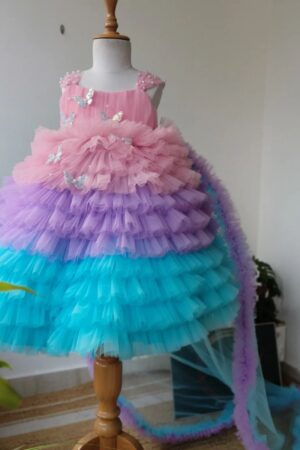 FULL LENGTH PRINCESS FROCK ( 3 Month to 11 Year )