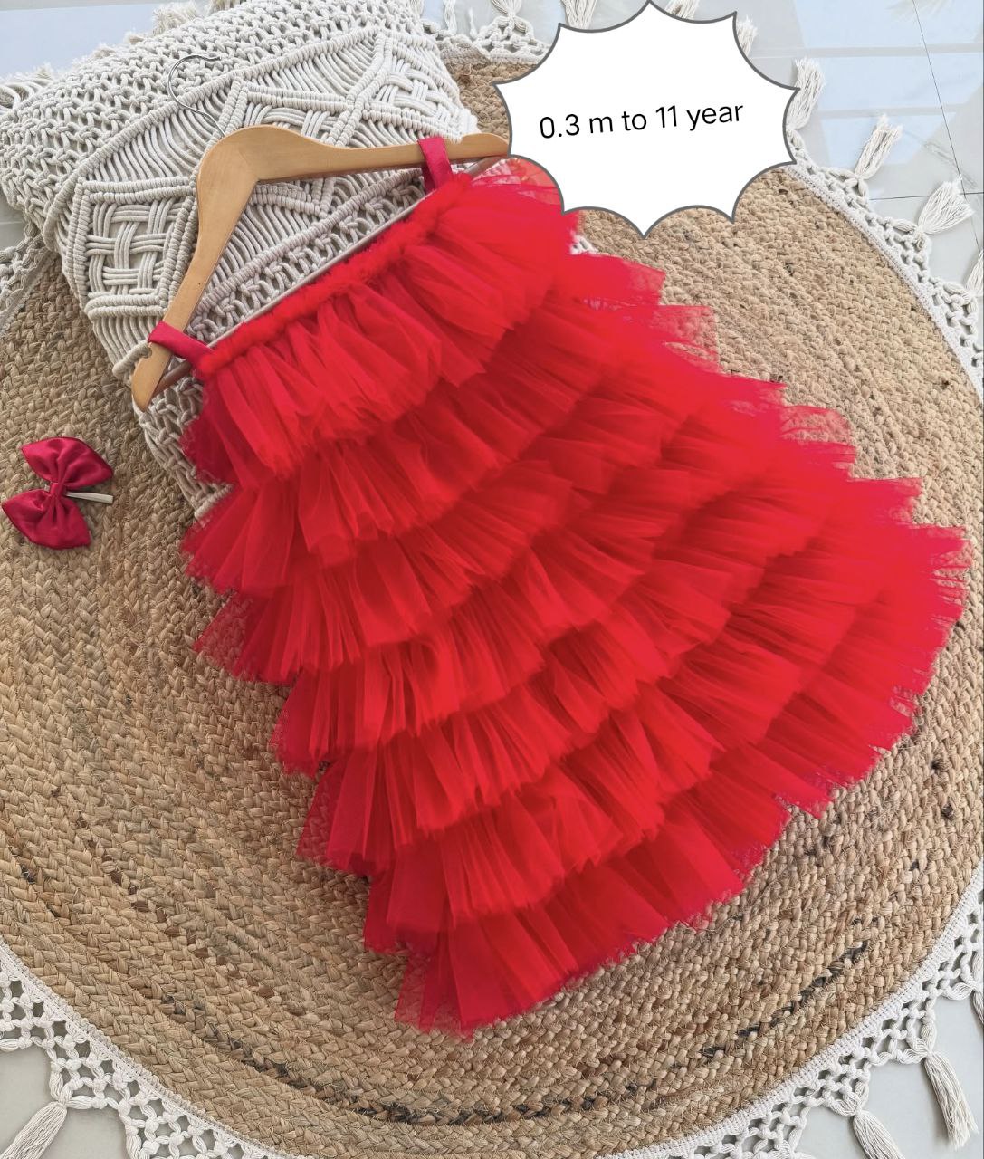 NET PRINCESS FROCK ( 3 Month to 11 Year ) (Copy) - Image 2