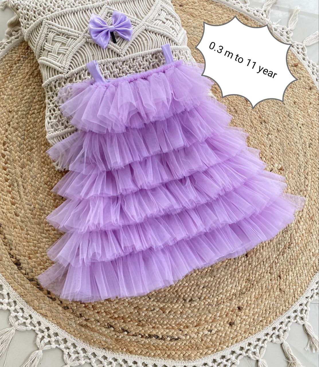 NET PRINCESS FROCK ( 3 Month to 11 Year ) (Copy) - Image 5