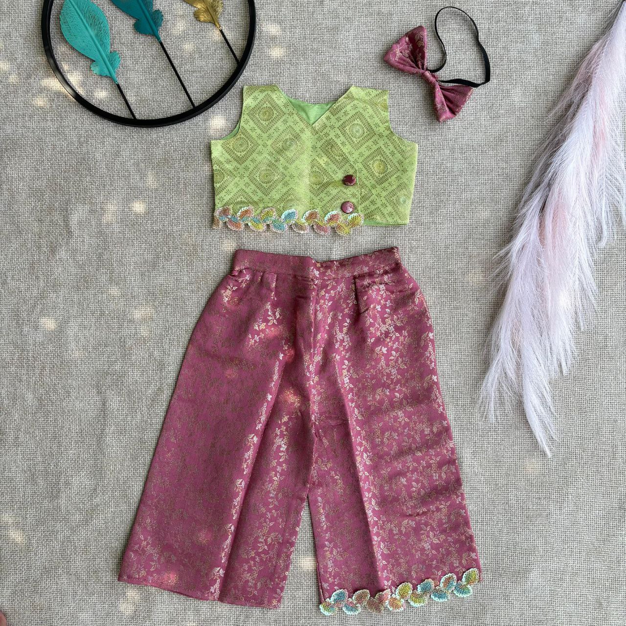 BROCADE CO-ORD SET ( 0.6 Month to 15 Year )